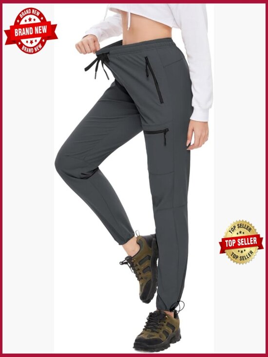 Pants - Tall Inseam Hiking Cargo Pants Lightweight Water Resistant 4 Pockets Athletic